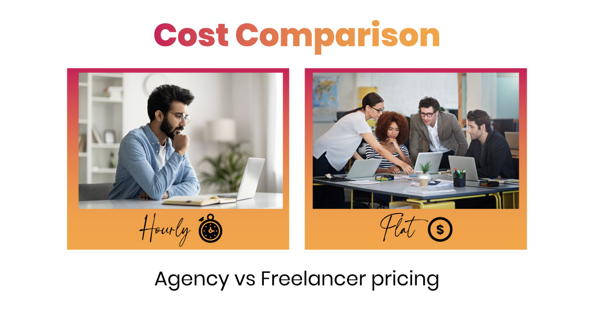 agency vs freelancer cost comparison