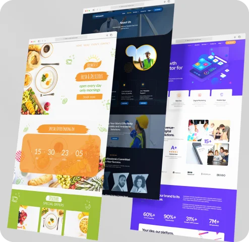 Website & Digital Graphic Designs