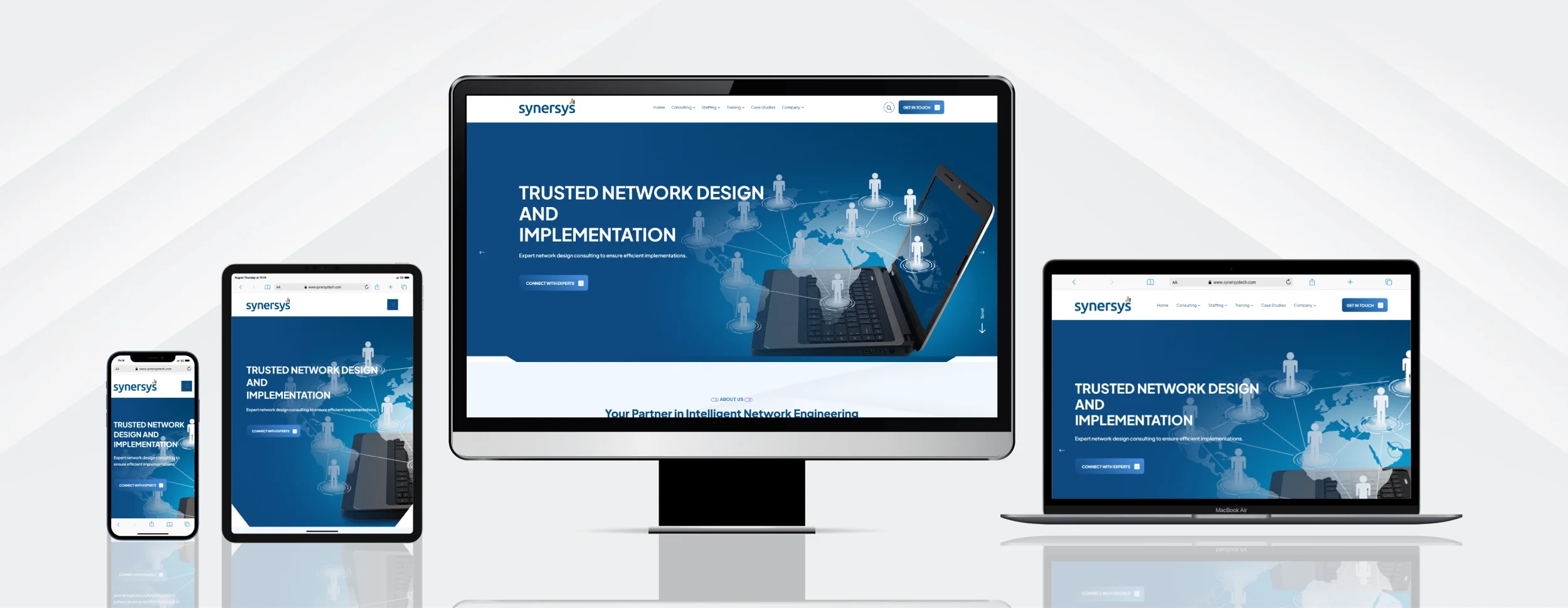 Synersys responsive website design