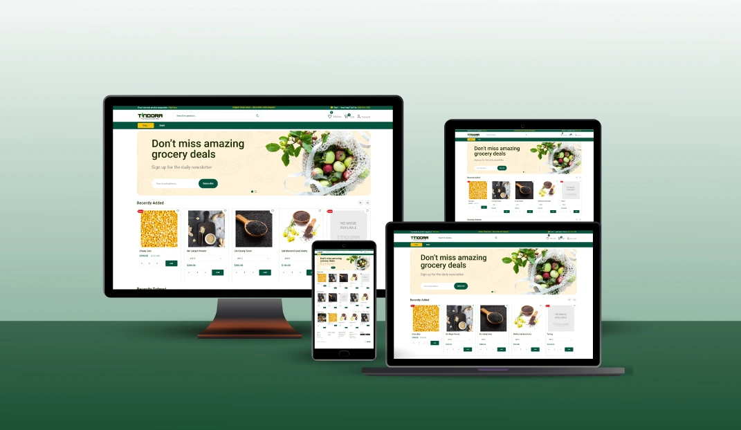 Ecommerce website design services