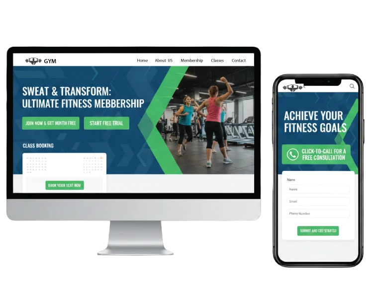 Fitness Landing Pages & CRO