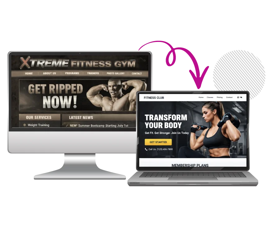 Website Redesign & Rebranding for Gyms 