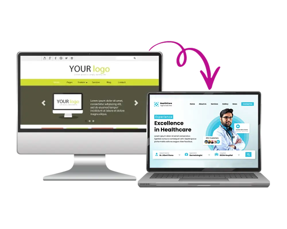 Healthcare Website Redesign & Modernization