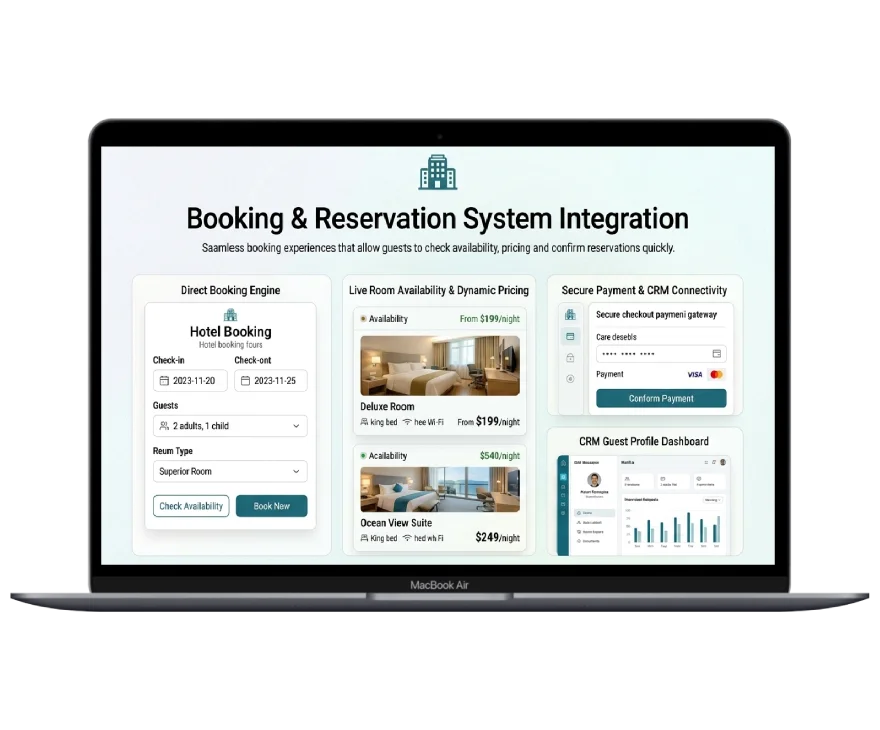 Booking & Reservation System Integration