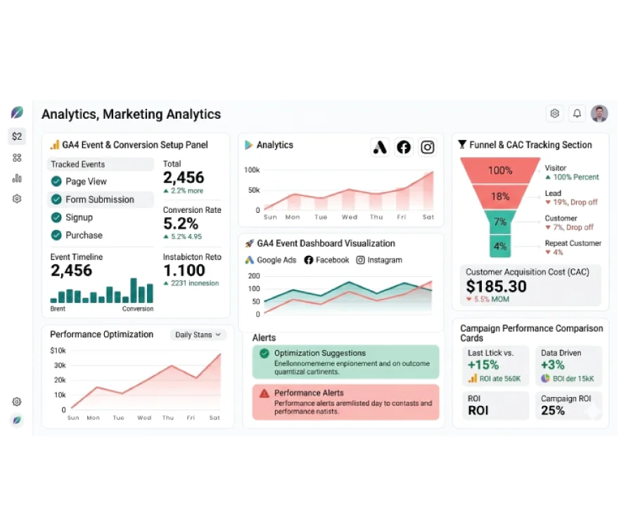 Analytics, Call Tracking & ROI Reporting 