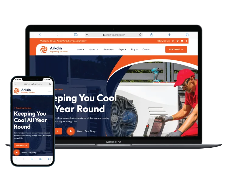 Landing Page Design for HVAC PPC