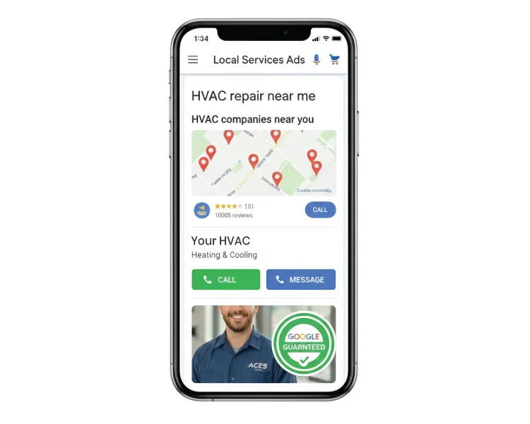 Local Service Ads (LSA) for HVAC