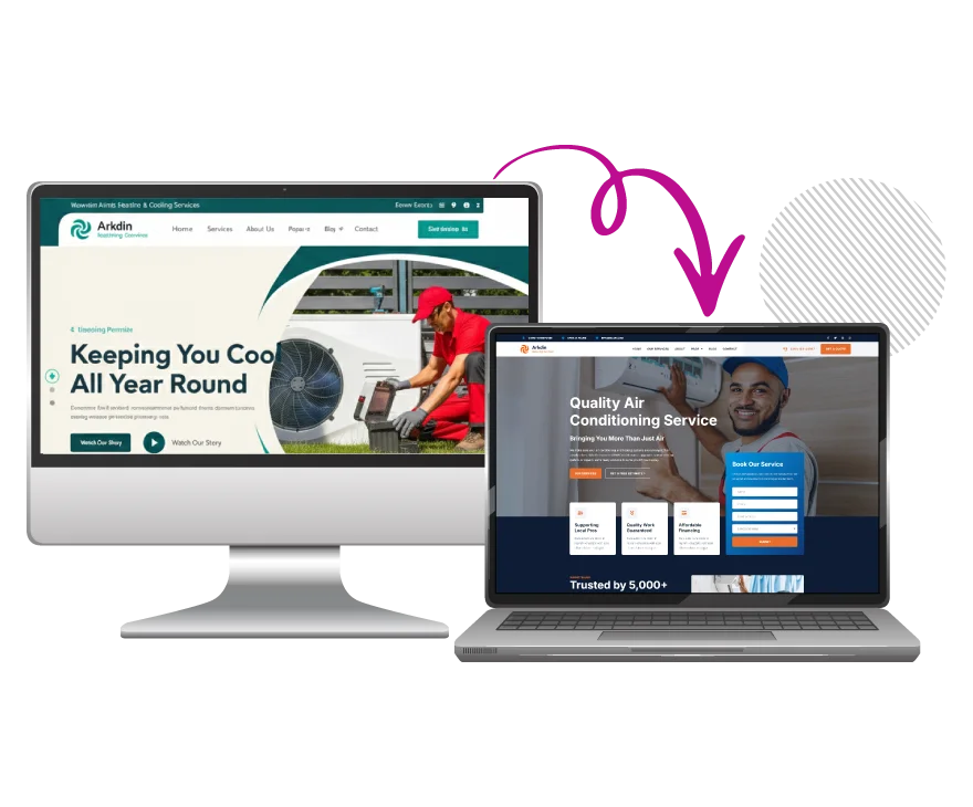 HVAC Website Redesign & Rebranding