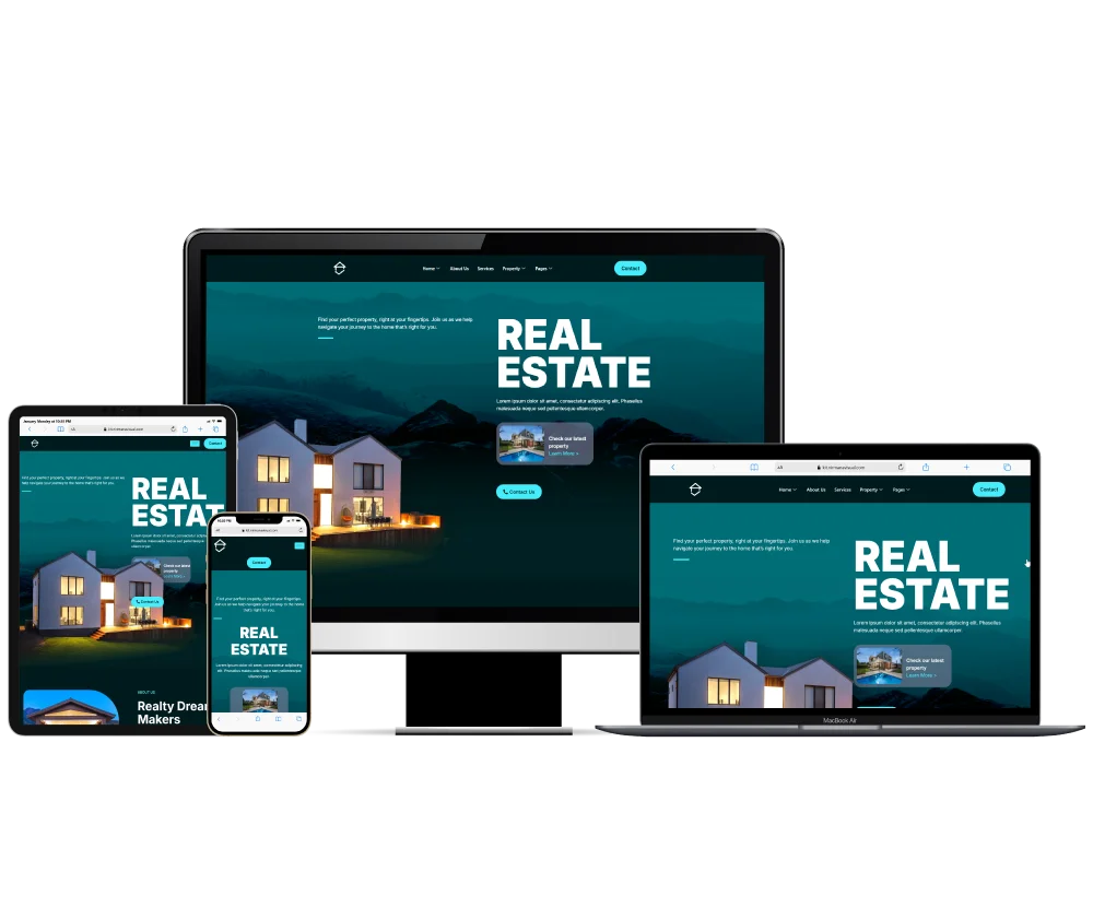 real estate web site design
