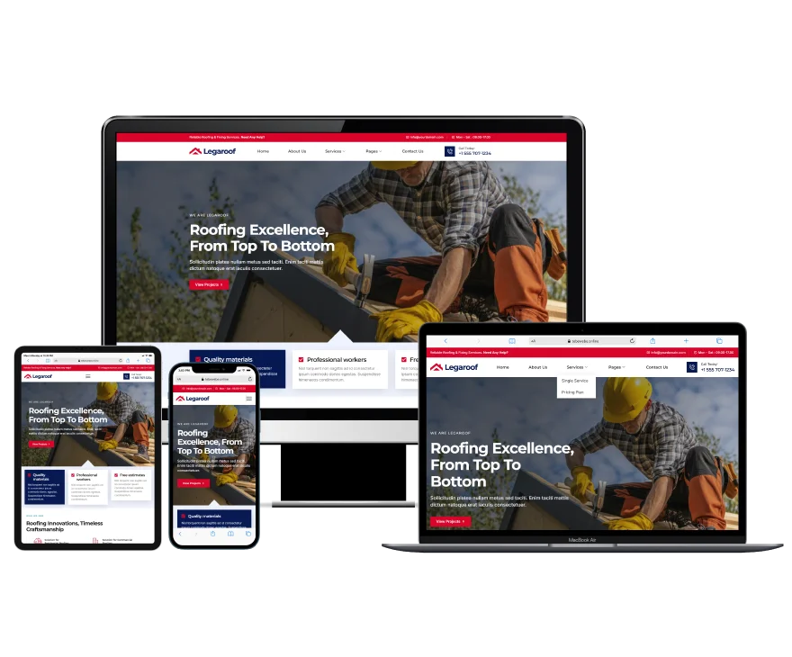 Roofing Website Design & Development
