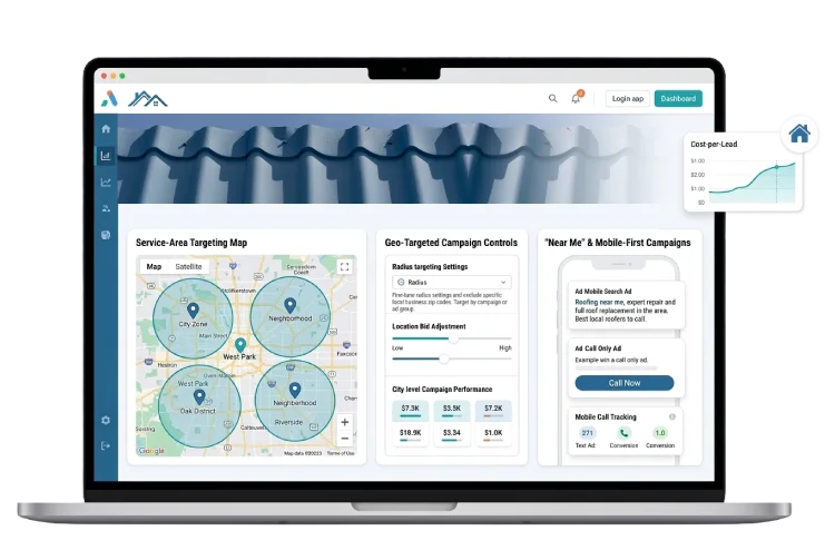 Local PPC & Geo-Targeted Roofing Ads