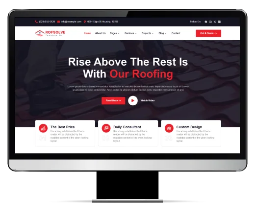SEO-Ready & AI-Optimized Roofing Websites